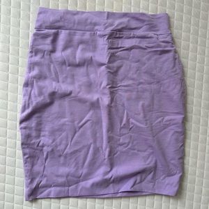 Mini cotton skirt